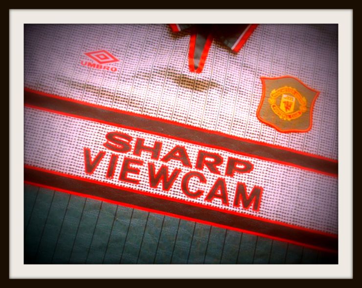 Grey Manchester United shirt, Umbro, Premier League, Dell, Alex Ferguson, Southampton