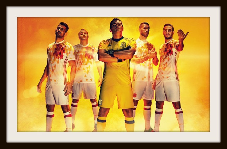 Spain, Euro 2016, away, kit, adidas