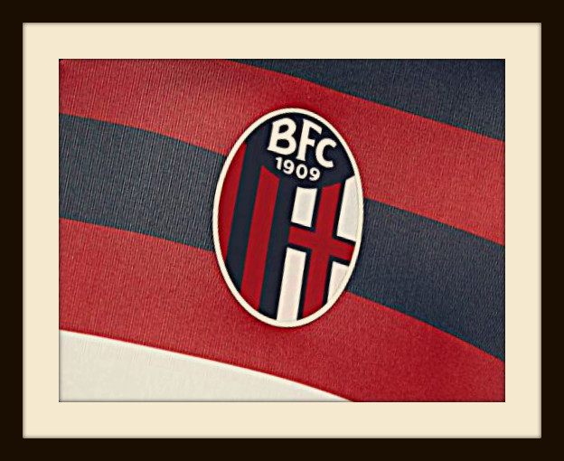 Bologna, badge, rossoblu, crest