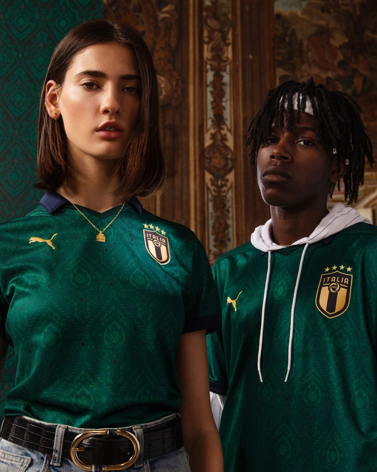 Italy, Puma, 3rd Kit, 2019, Renaissance 