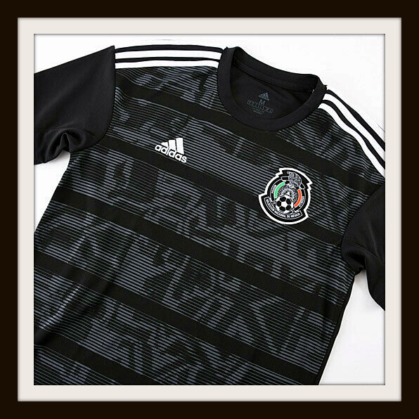 Mexico, Adidas, black, shirt