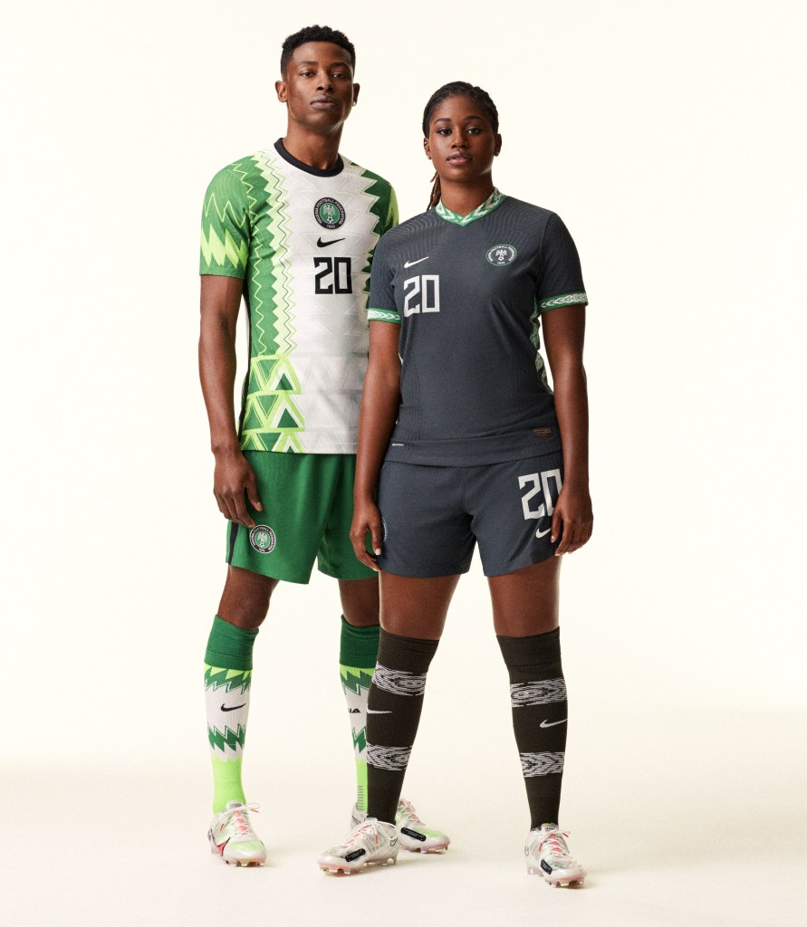 Nigeria's new home and away kits by Nike