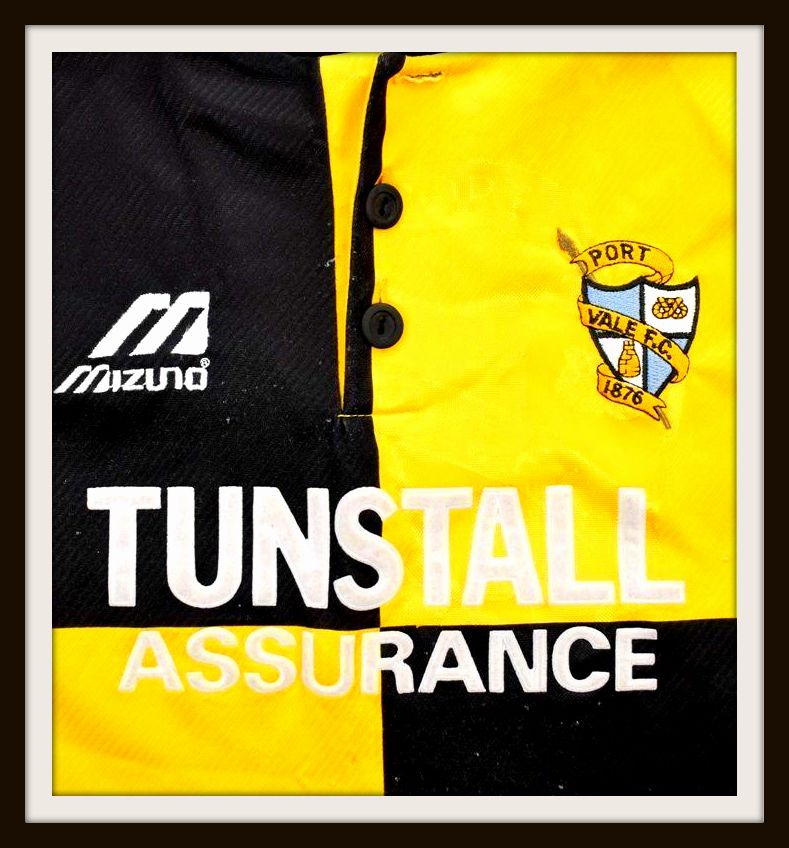 Port Vale, Mizuno, away, Tunstall Assurance 