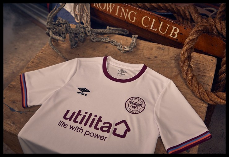 Brentford, Umbro, 2020-21, 3rd kit, rowing club