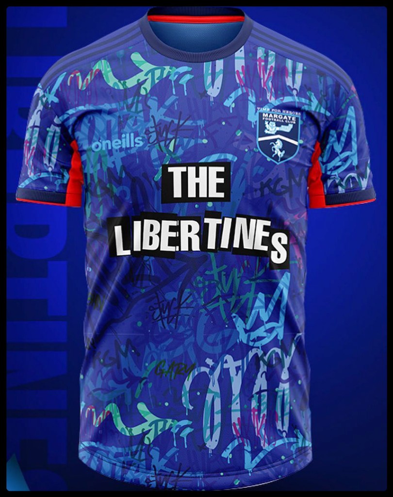 Margate FC, The Libertines, O'Neill's, kit