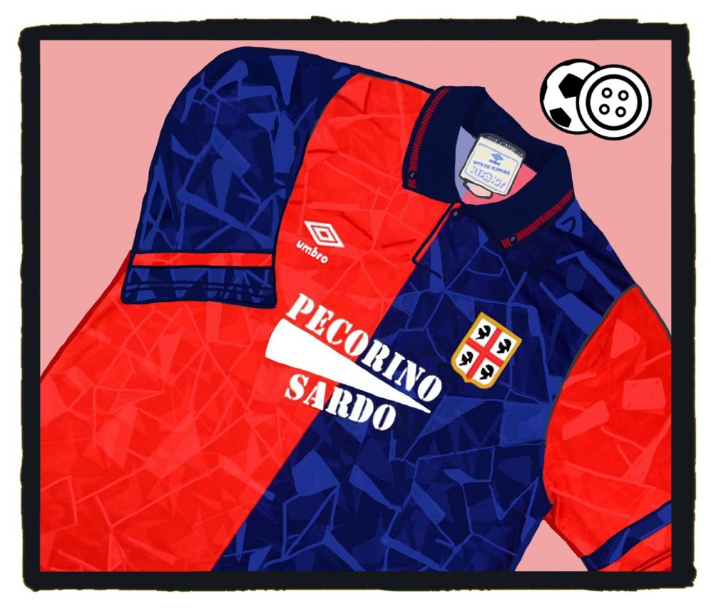 Cagliari, Umbro, Home, Maglia, Classic, football, calcio, shirt