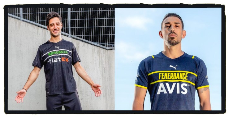 Puma, 3rd kits, Fenerbahce, Borussia Mönchengladbach,