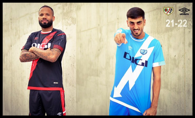 Rayo Vallecano, Umbro, 2021-22, away, 3rd, shirt