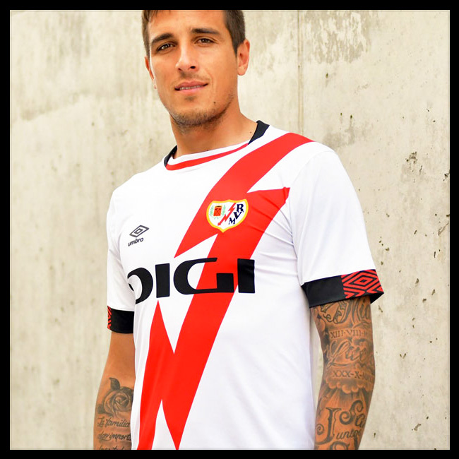 Rayo Vallecano, Umbro, 2021-22, home, shirt