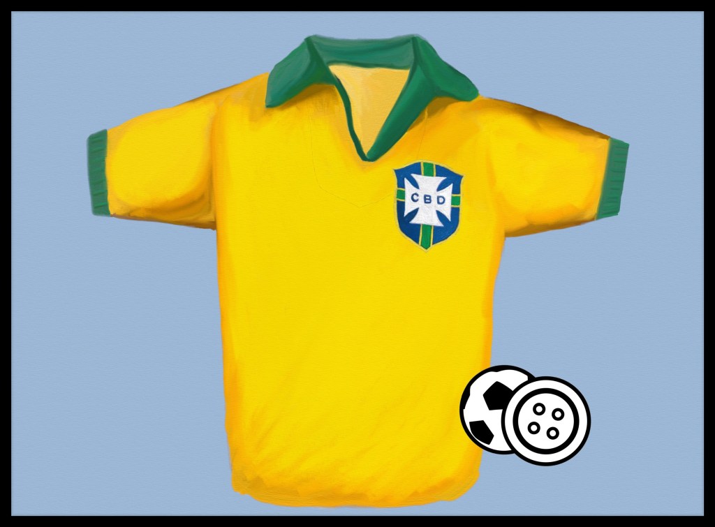 Brazil, Canarinho, 1958, Jersey, shirt, World Cup Final